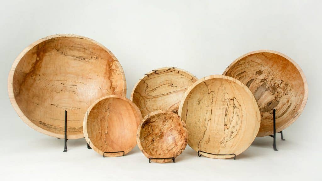 PETERMANS | 13" Spalted/Ambrosia Round Bowl