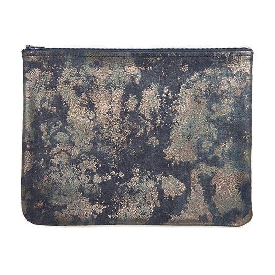 TRACEY TANNER | Large Zip Pouch - Candy Patent Emerald