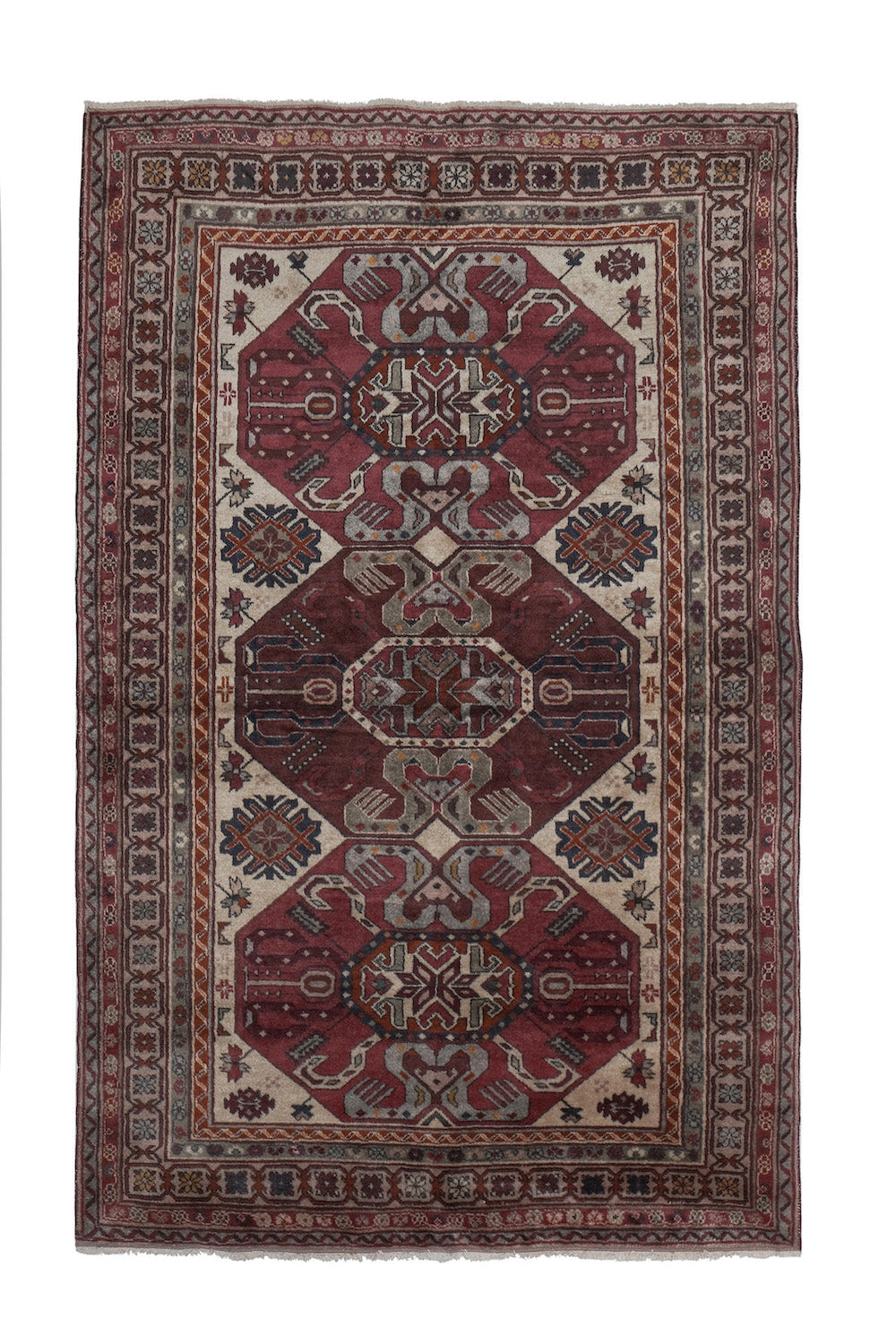 Vintage Caucasian 4'4'' x 6'9''