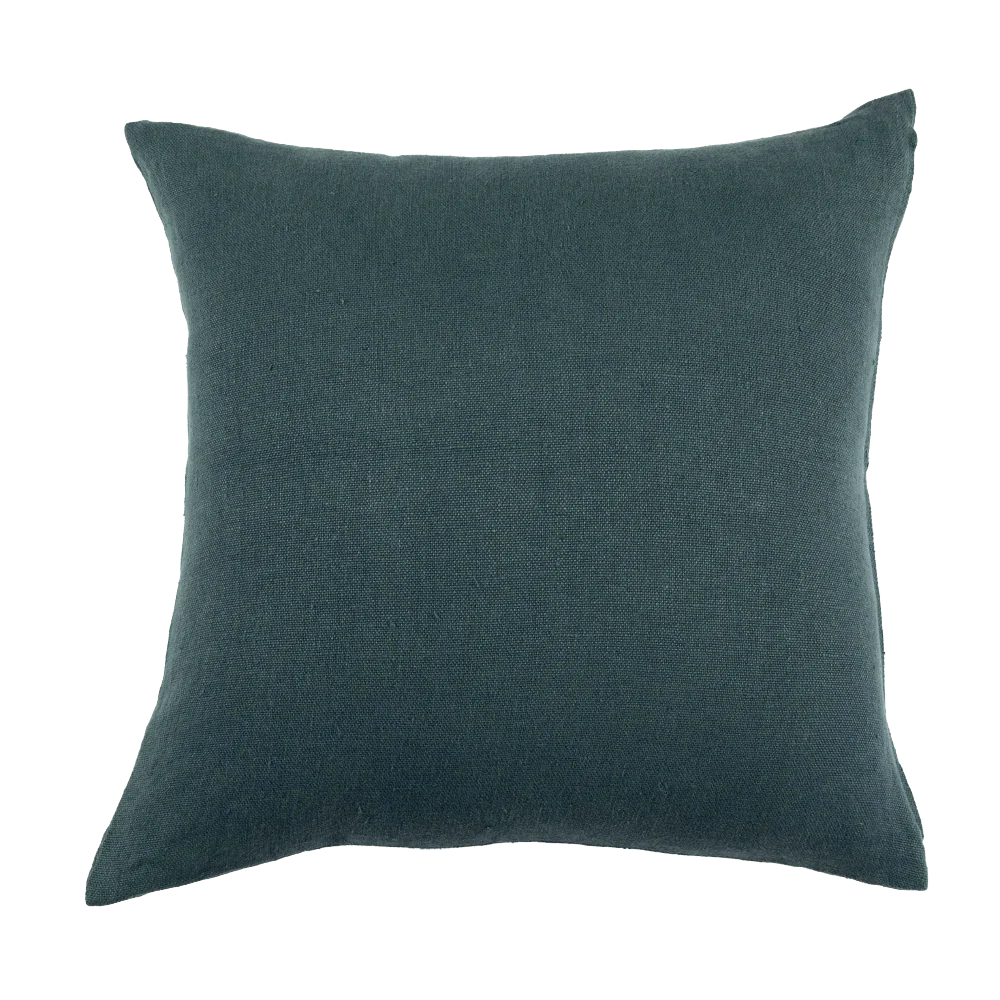 Anika Solid Teal Pillow | 22" x 22"