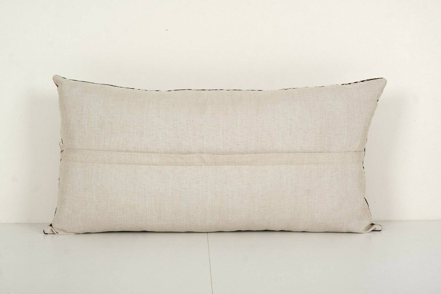 Suzani Embroidery Long Bedding Velvet Pillow | 16" x 30"