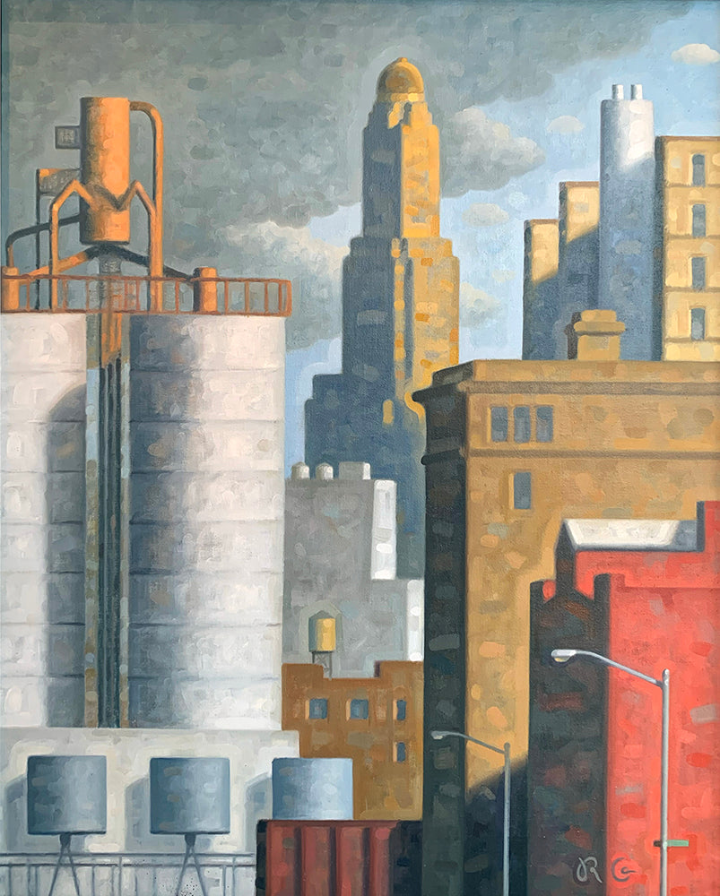 2nd Avenue, Morning by Robert Goldstrom