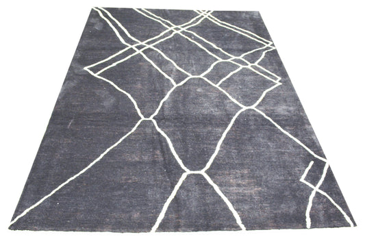 Modern Moroccan Rug 6'5" x 9'7