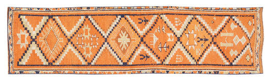 Vintage Kurdish Runner 2' 6" X 10' 8"