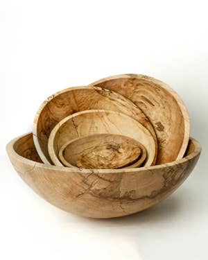 Petermans | 13" SPALTED MAPLE ROUND BOWL