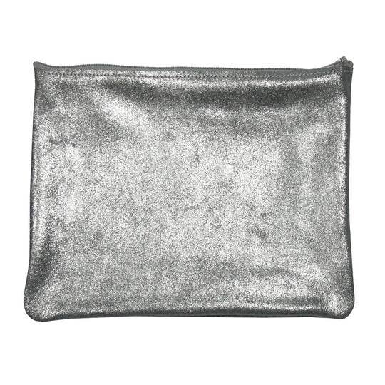 Large Zip Pouch Sparkle Smoke