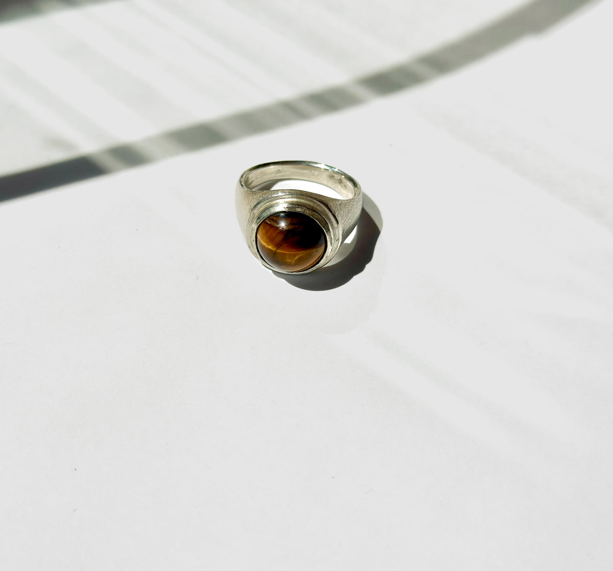 SONJA FRIES | Sterling Silver Tiger Eye Ring
