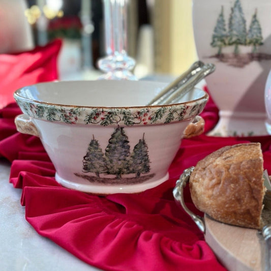 ARTE ITALICA | Natale Small Handled Bowl