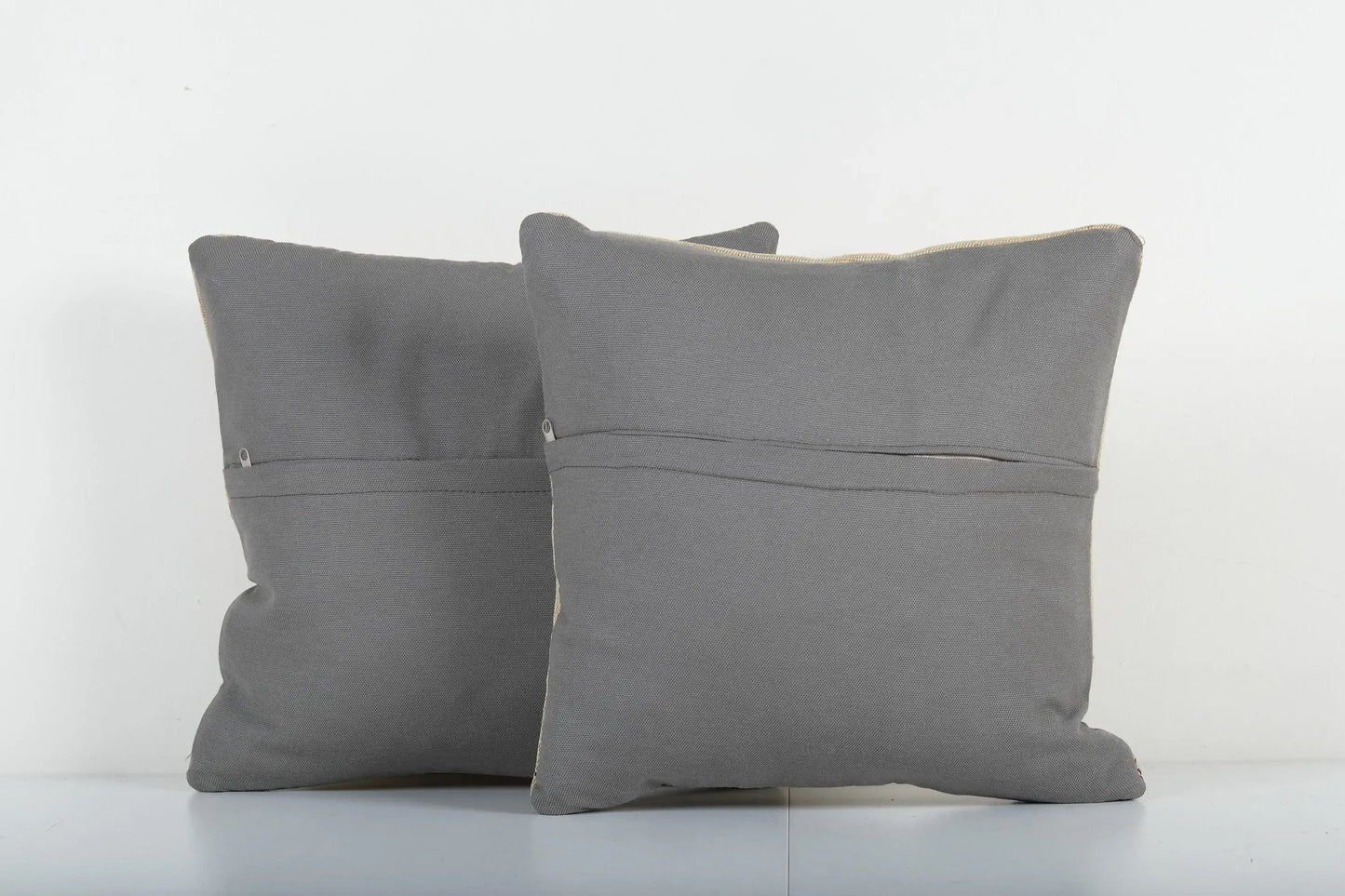 Turkish Kilim Pillow, Boho Couch Pillow | 16" x 16"
