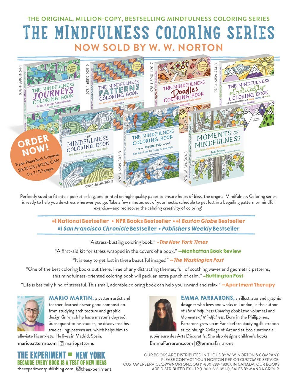 The Mindfulness Coloring Book: Paperback
