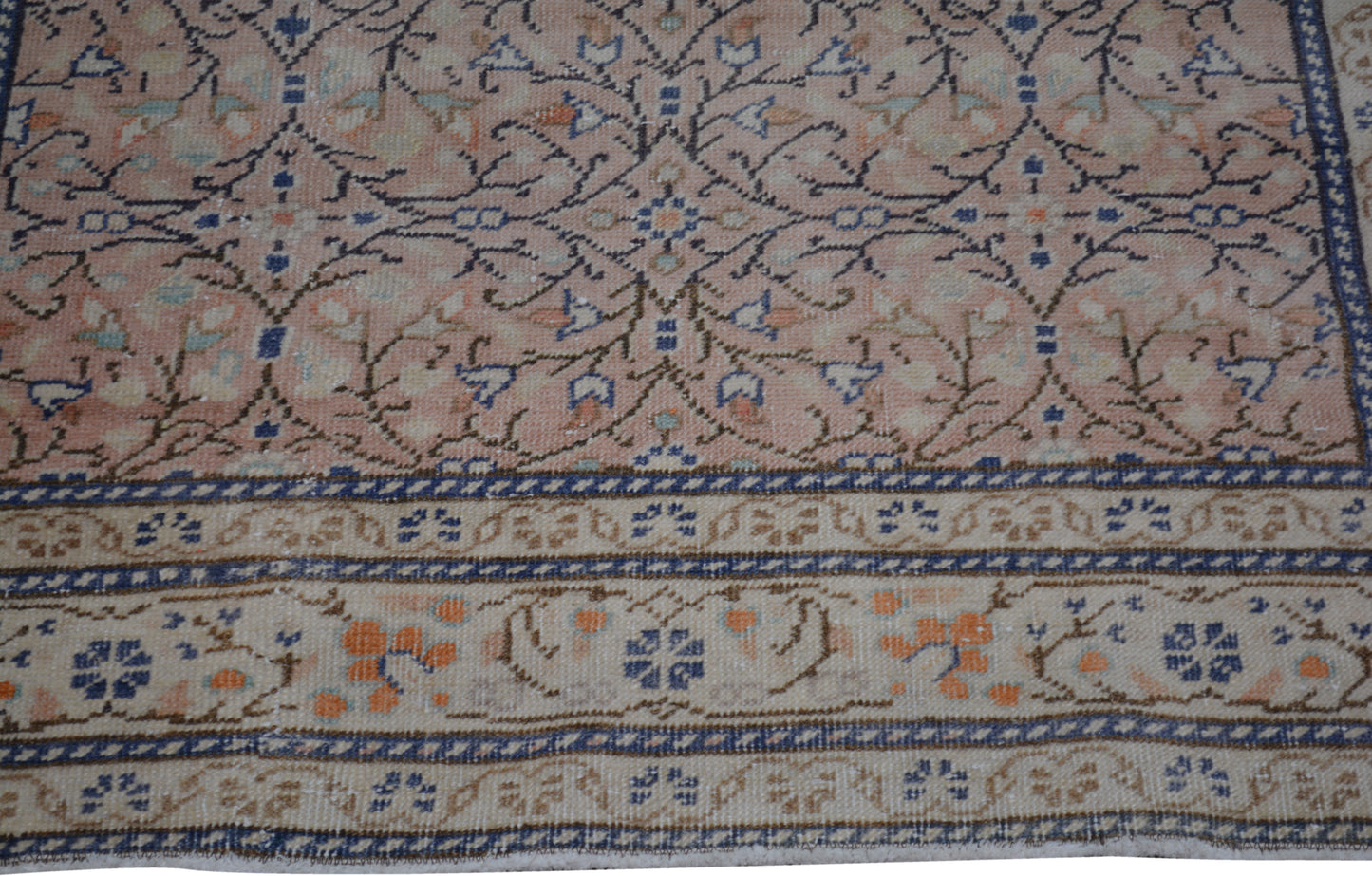 Vintage Persian Tabriz 3' 4" X 6' 2"