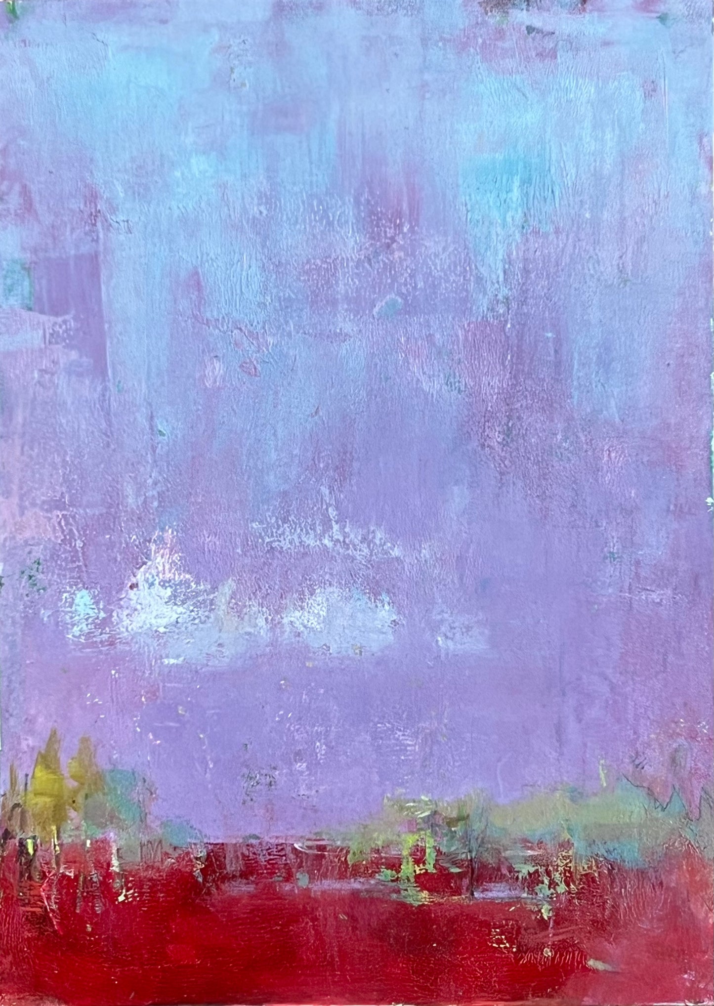 Hazy Cloud, Scarlet Lake by Brooks Frederick