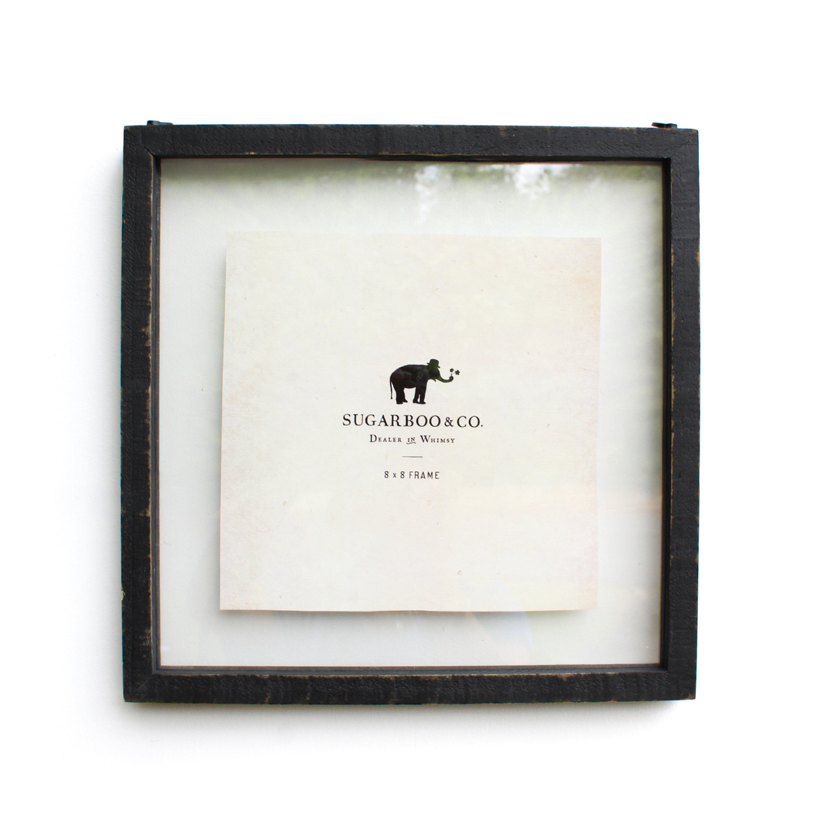 Black Wood Floating Frame 8x8