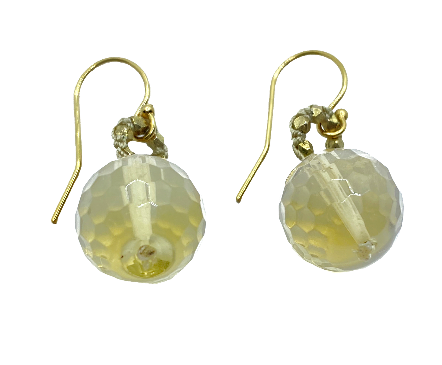 DANIELLE WELMOND | Smokey Topaz & Gold Vermeil Earrings