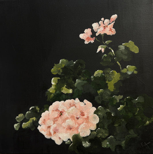 Swedish Geranium Series (as a set of 4) by Elizabeth Armenta