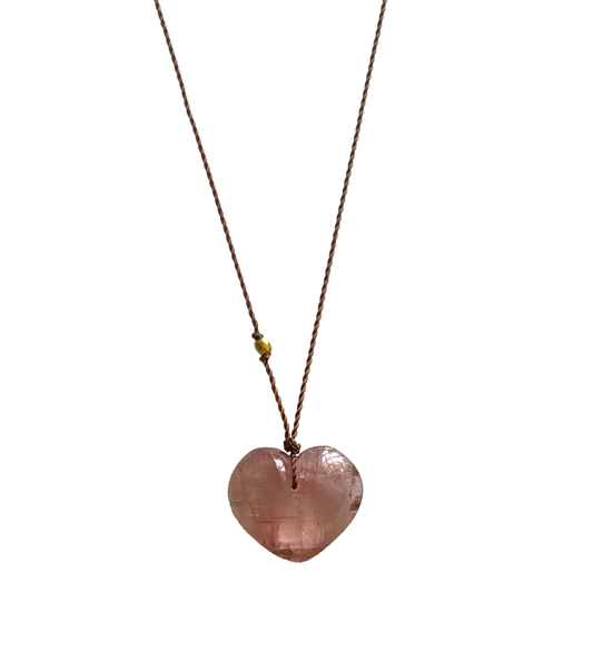 MARGARET SOLOW | Carved Heart Necklace