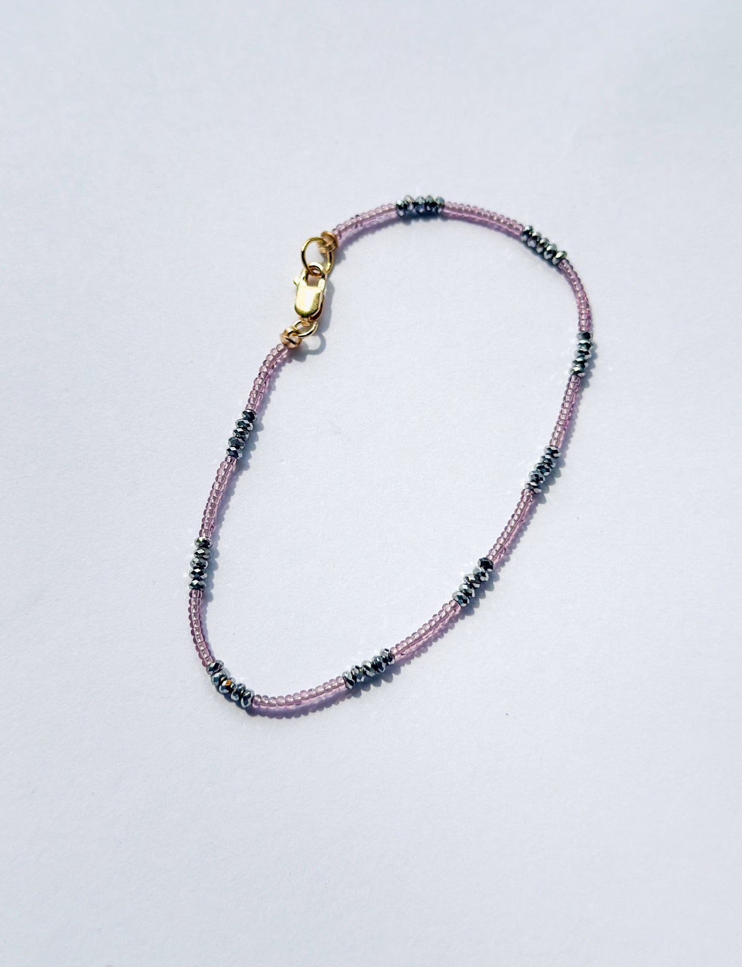 DEBBIE FISHER | Seed and Pyrite Beads Bracelet