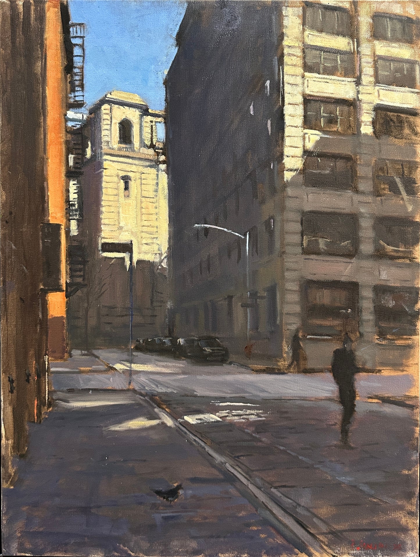 Dumbo View, Manhattan Bridge by Pete Sinjin