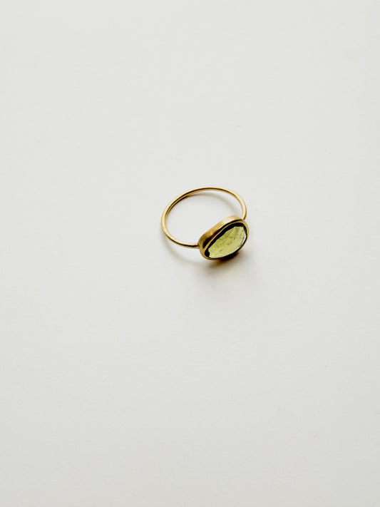 MARGARET SOLOW | 18K Gold Tourmaline Ring