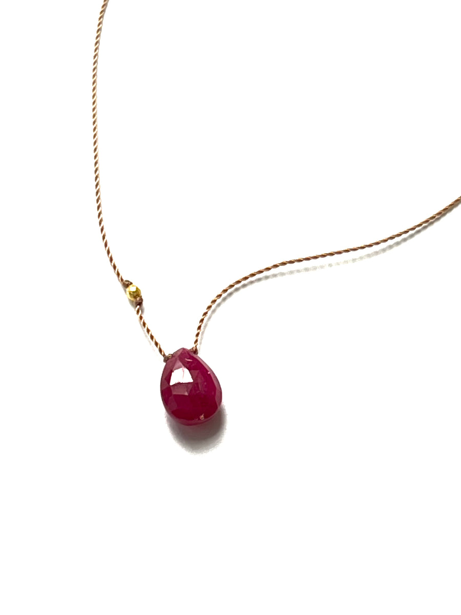 Margaret Solow | Ruby 18K necklace