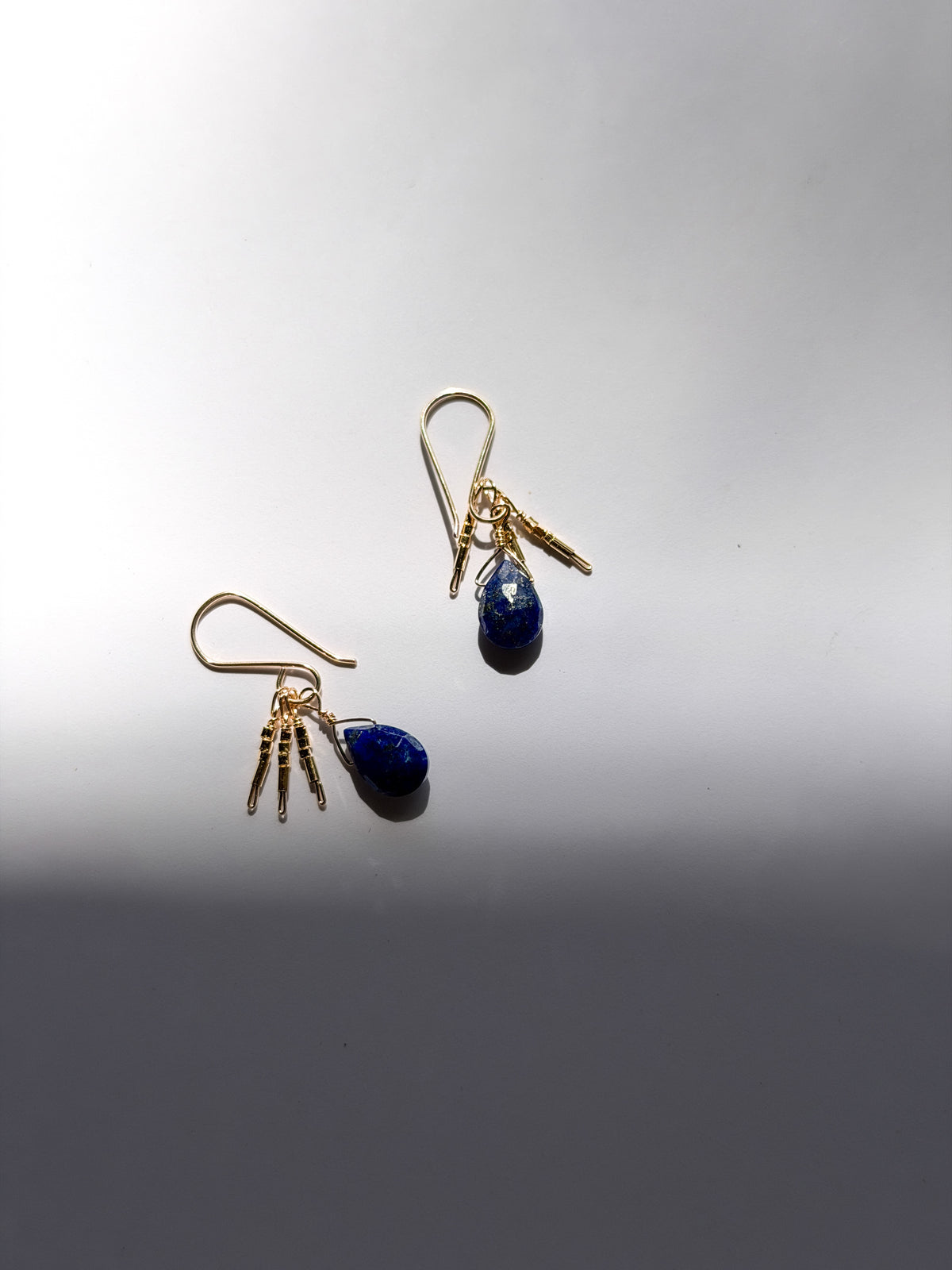 DEBBIE FISHER | Lapis and Gold Vermeil Bead Earrings