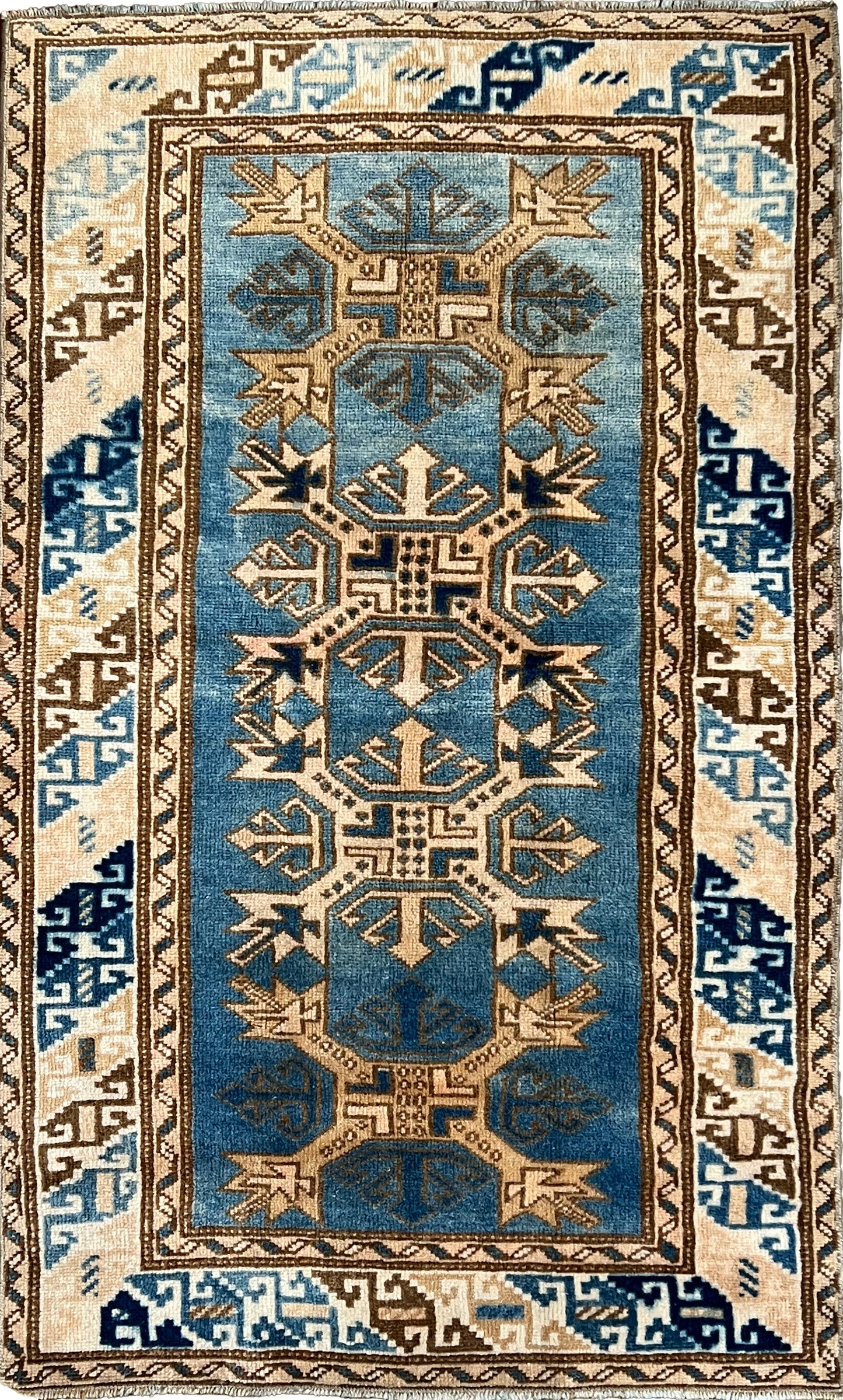 Vintage Turkish Anatolian Rug 2'4" x 3'9"