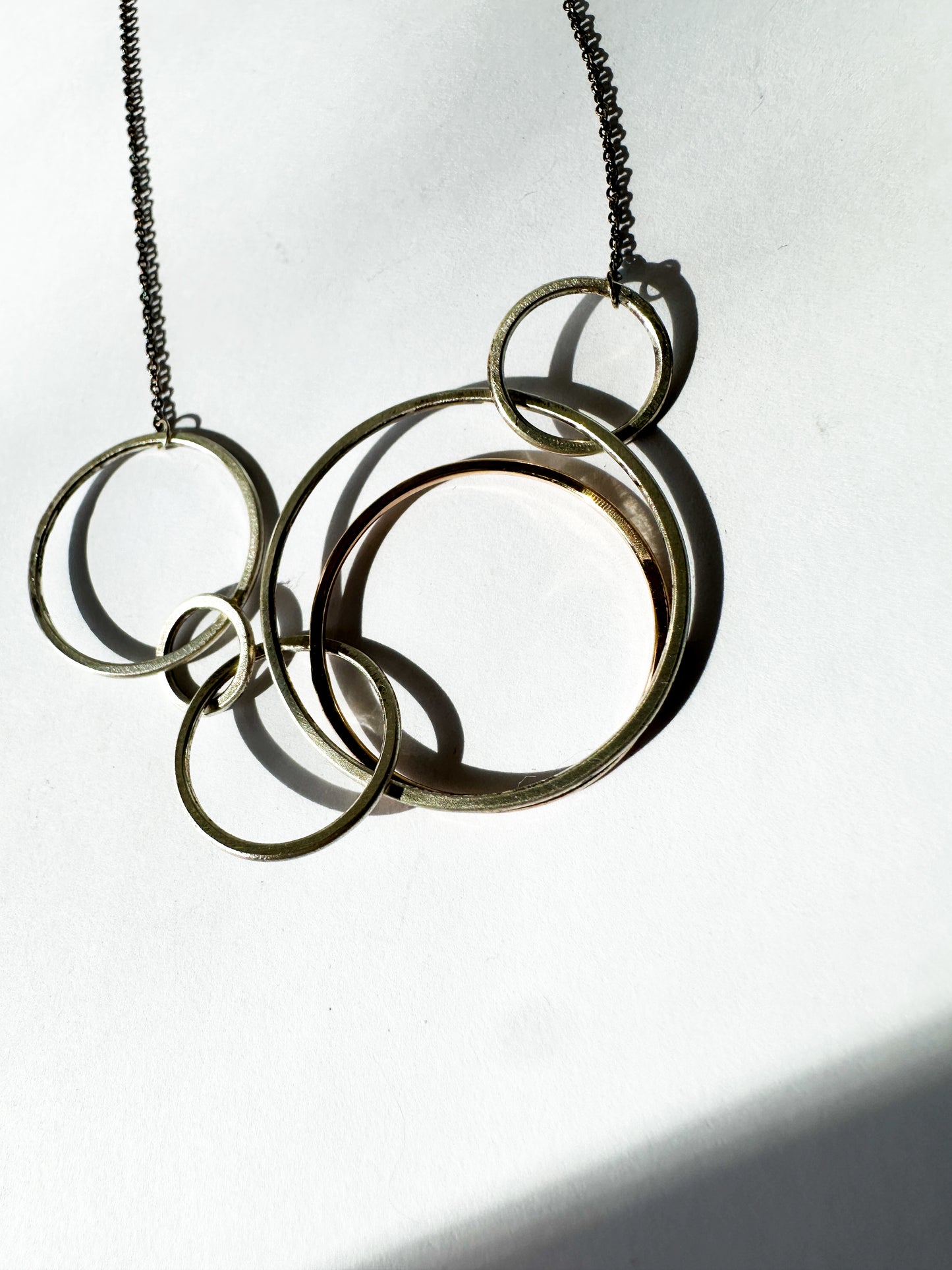COLLEEN MAUER | Woodland Silver & Gold Necklace (Matte Finish)