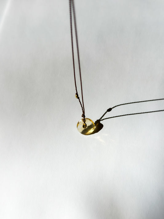 MARGARET SOLOW | Fire Opal and Diamond pendant Necklace