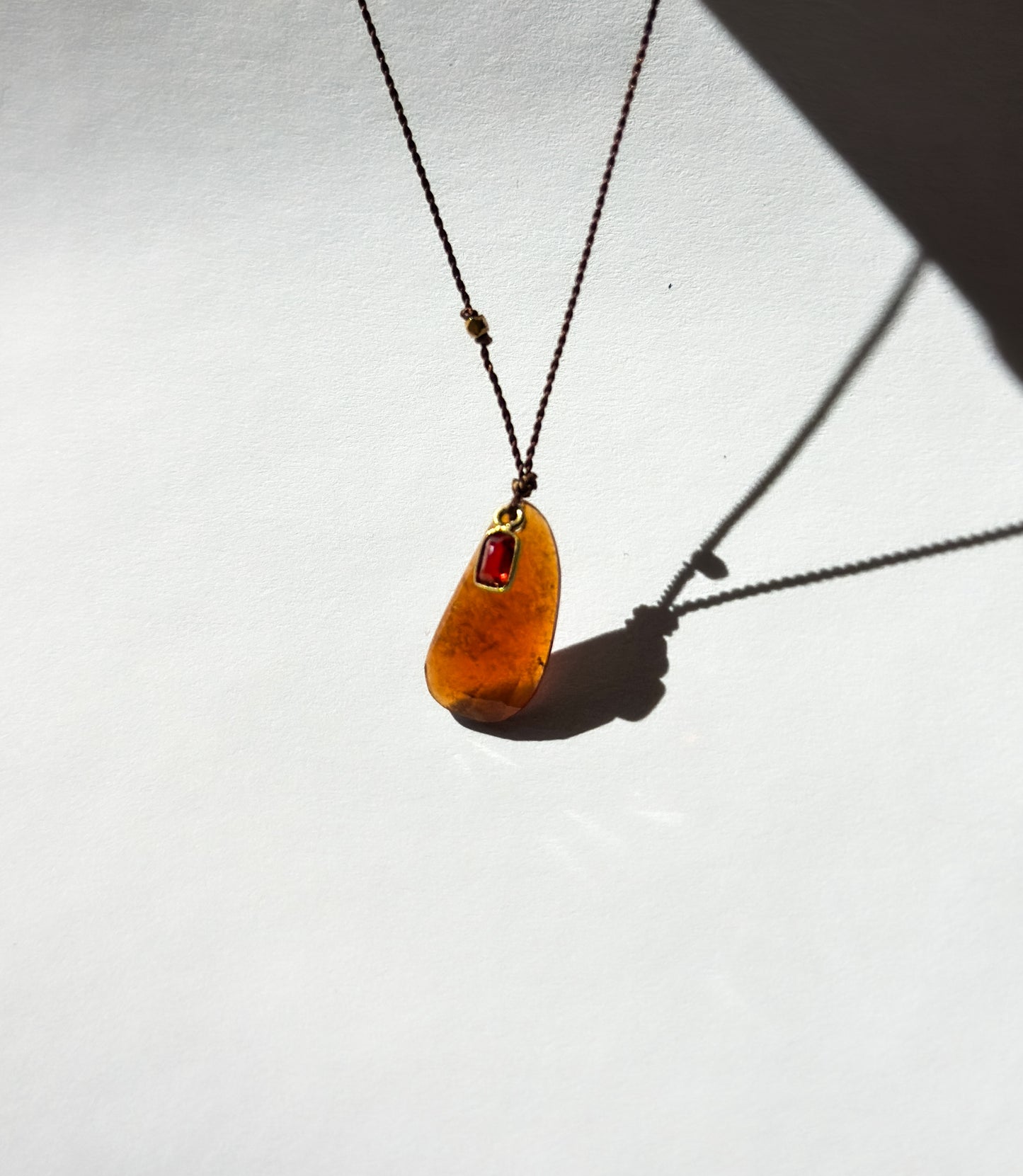 MARGARET SOLOW | Hessonite & Sapphire 18k