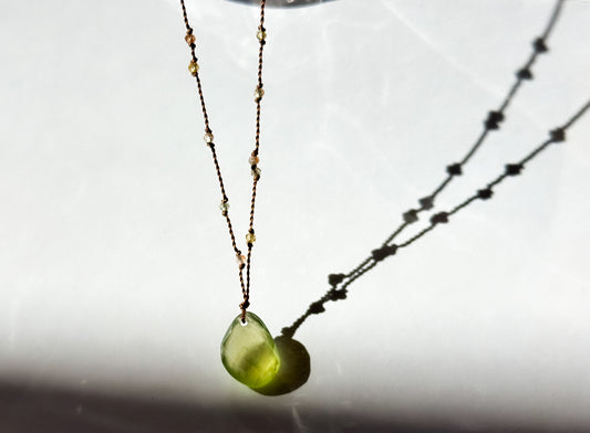 MARGARET SOLOW | Prehnite & Zirlon