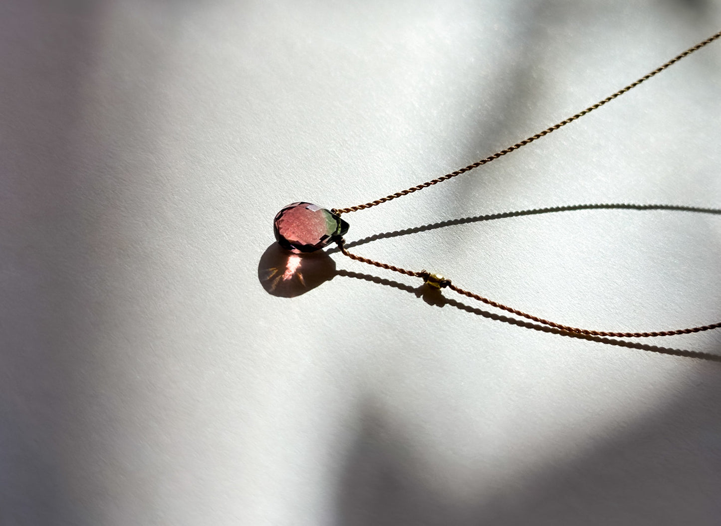 MARGARET SOLOW | Tourmaline Drop & 18k
