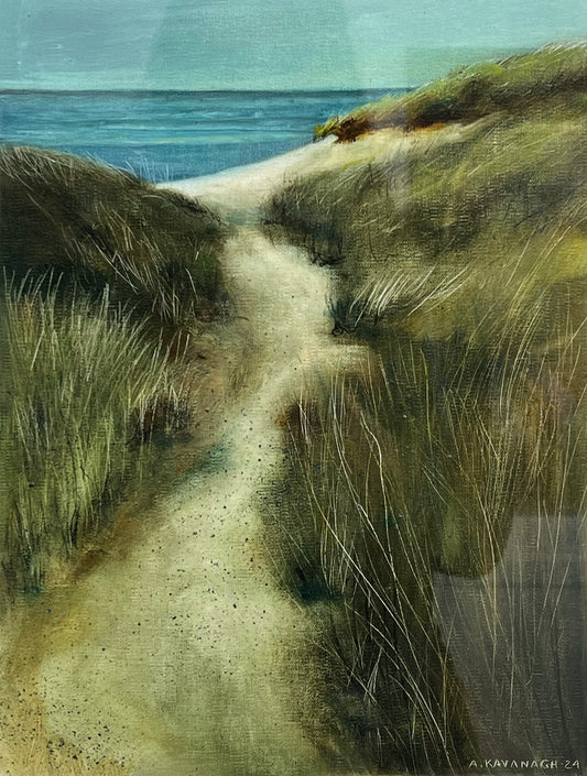 Nantucket Dune, Framed by Amanda Kavanagh