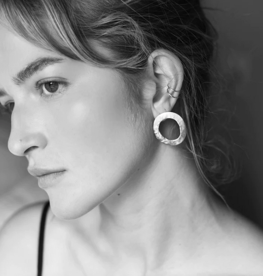 8.6.4 | Textured Hoop Stud