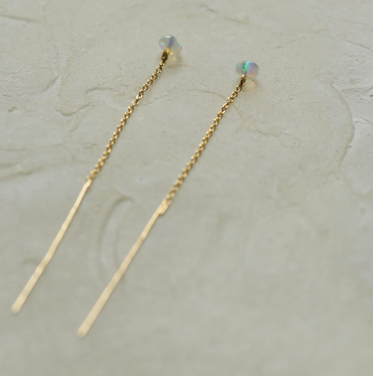 8.6.4 | Opal Threader Earrings
