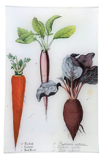 Radish, Carrot, Beet (Kitchen Vegetables) Wall Tray 9 x 14"