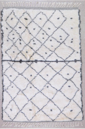 Modern Moroccan Beni Ourain 4' 0" X 6' 0"