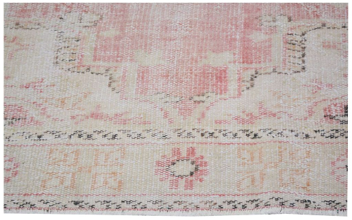 Vintage Turkish Whitewash 6'7" x 9'10"