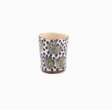 KILIIM | Leaf Ceramic Espresso Cup without Handle