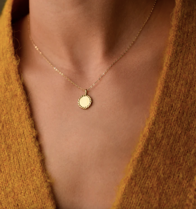 8.6.4 | Braided Coin Necklace