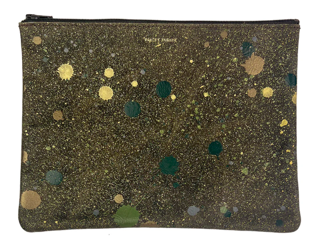 TRACEY TANNER | Large Zip Splatter Woodland