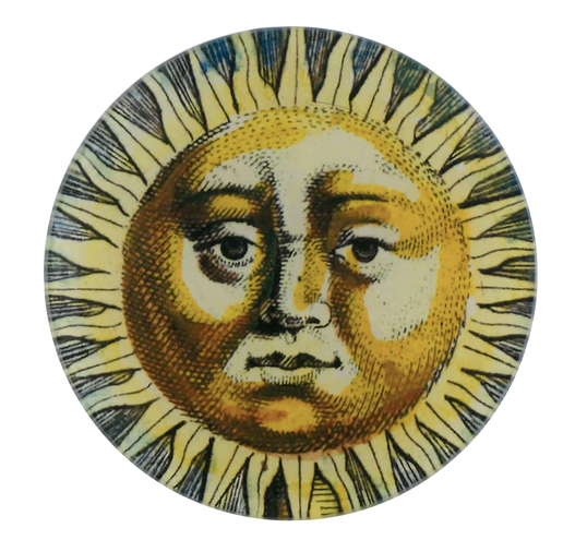 John Derian Sun Fountain Face 5 3/4" Round Dish