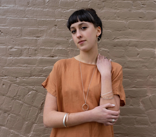 COLLEEN MAUER | Four-Color Hoop Earrings (Size Large)