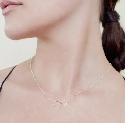 COLLEEN MAUER | Silver & Gold Interlocking Necklace