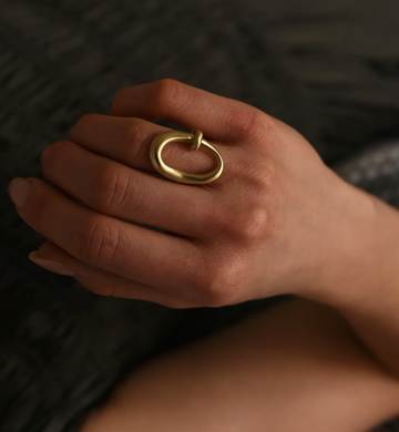 8.6.4. Brass Ring, Oval (size 6 and 7)