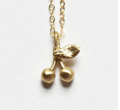 8.6.4 | Brass Cherry Necklace