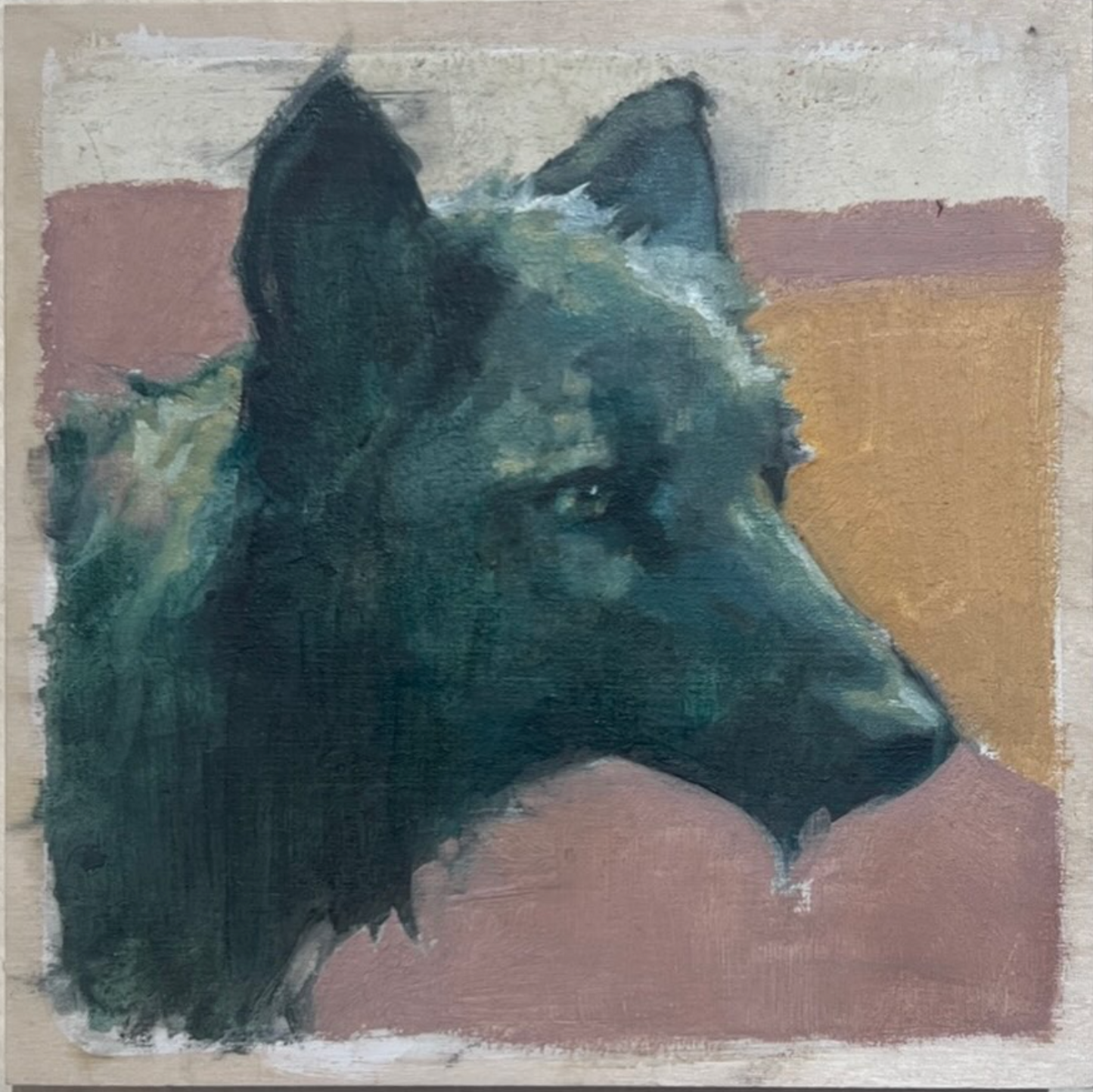 Wolf Portrait by Madeline Owen