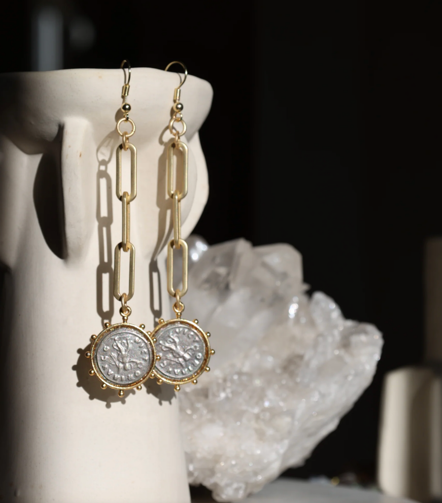 BITTERSWEET DESIGNS | The Wayfarer Coin Earrings