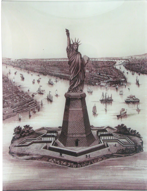 John Derian | NYC Lady Liberty - 10x13" Rectangle Tray