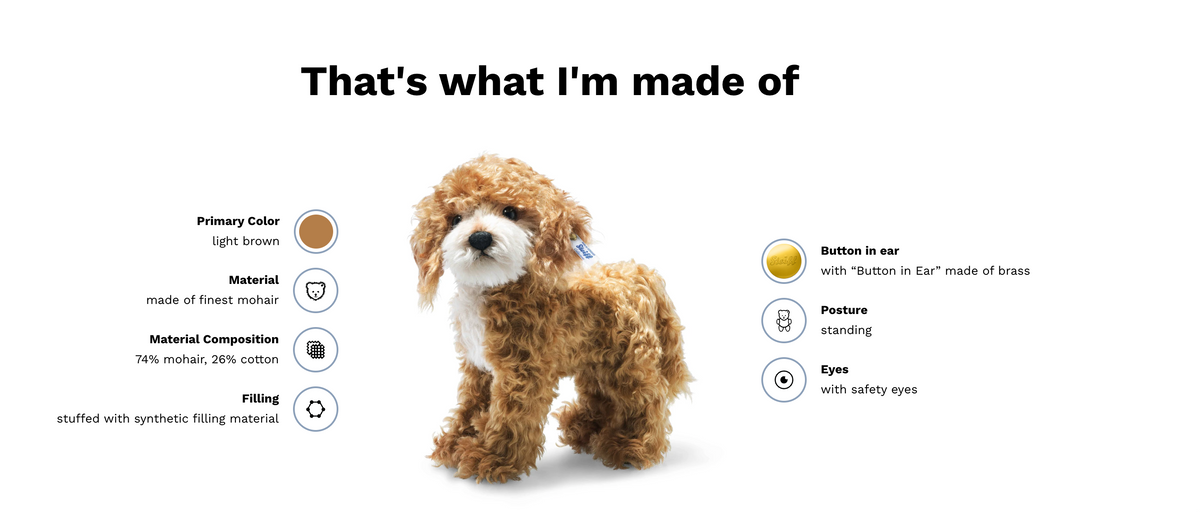 Steiff | Ricky Cockapoo