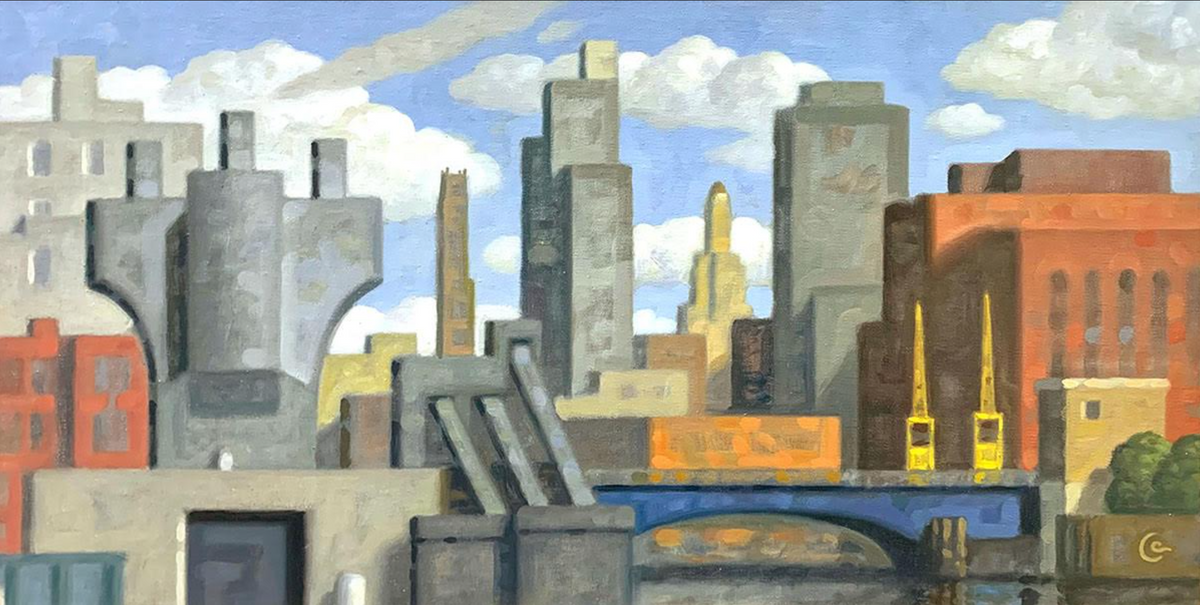 3rd Street Bridge, panorama by Robert Goldstrom